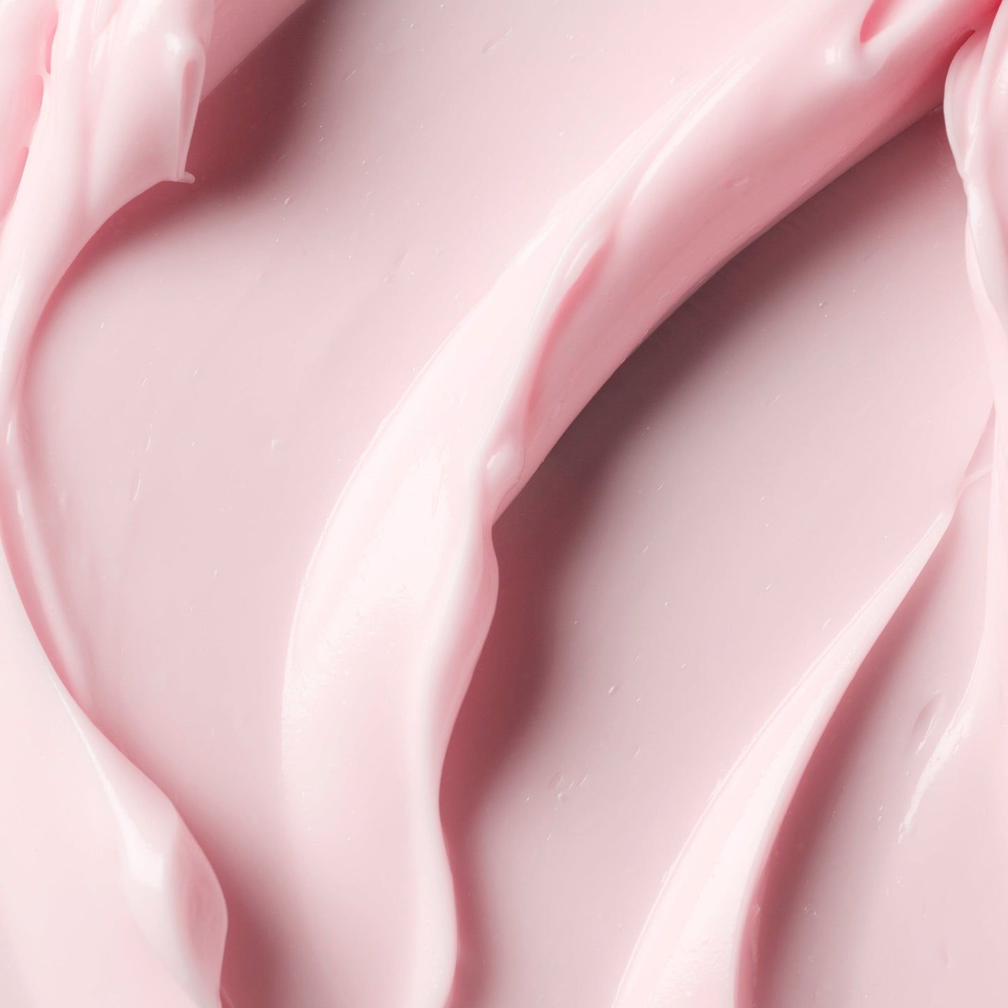 A pink thick cream