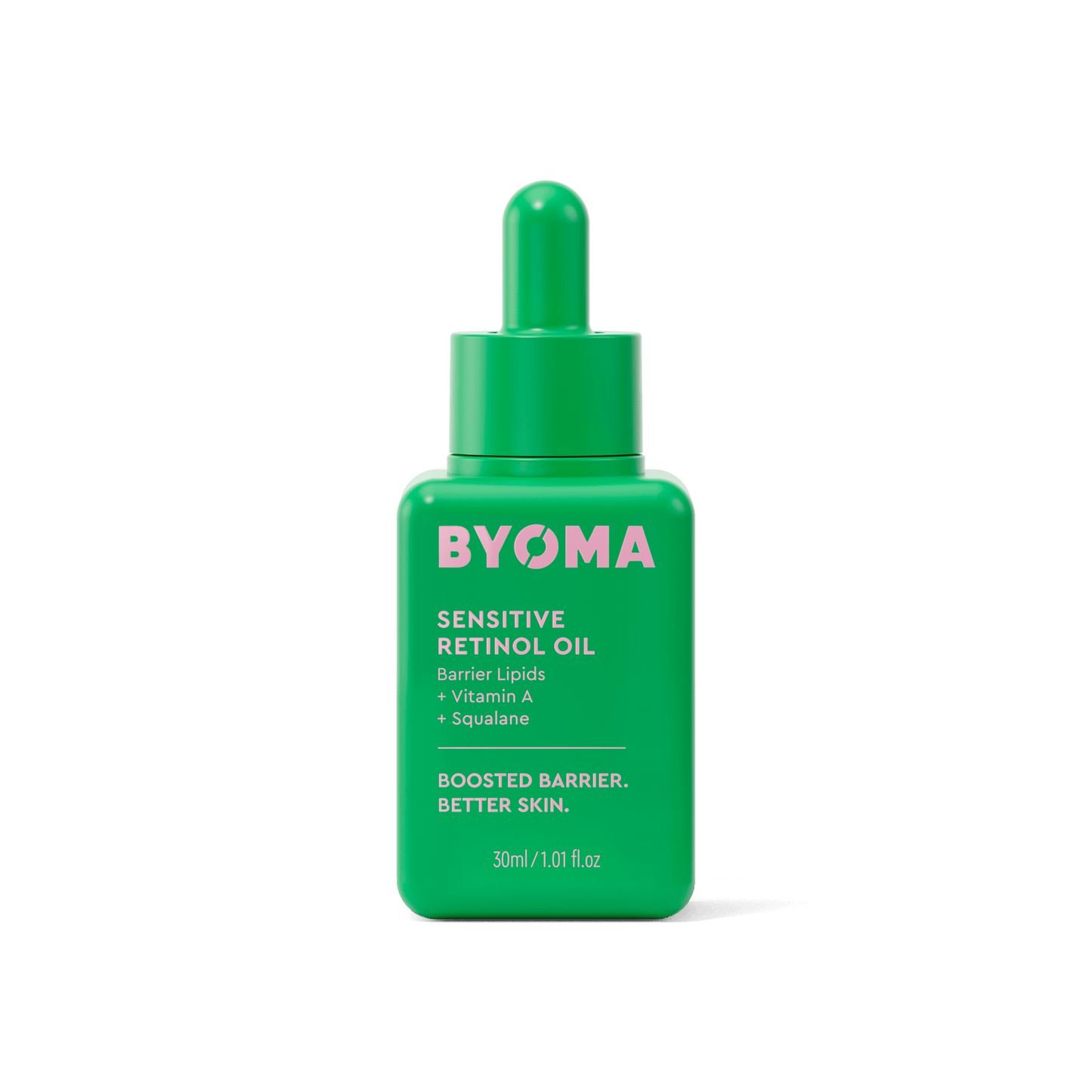 BYOMA SENSITIVE RETINOL OIL against a white background.