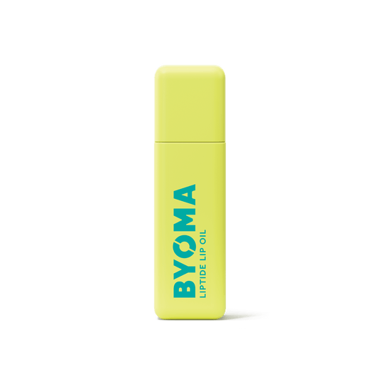 BYOMA LIPTIDE LIP OIL against a white background.