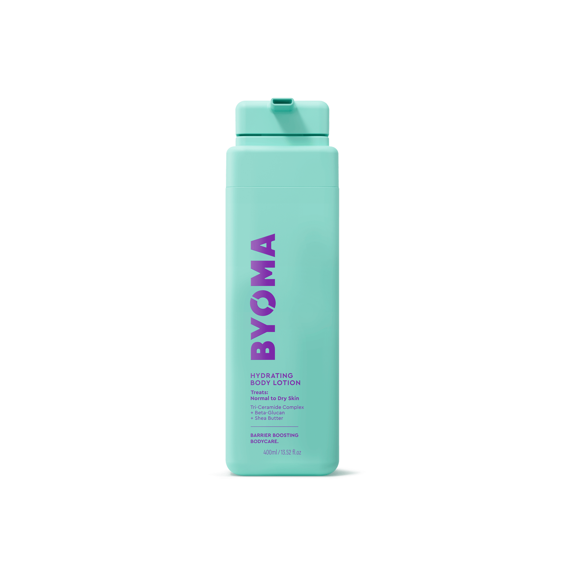 BYOMA HYDRATING BODY LOTION against a white background.
