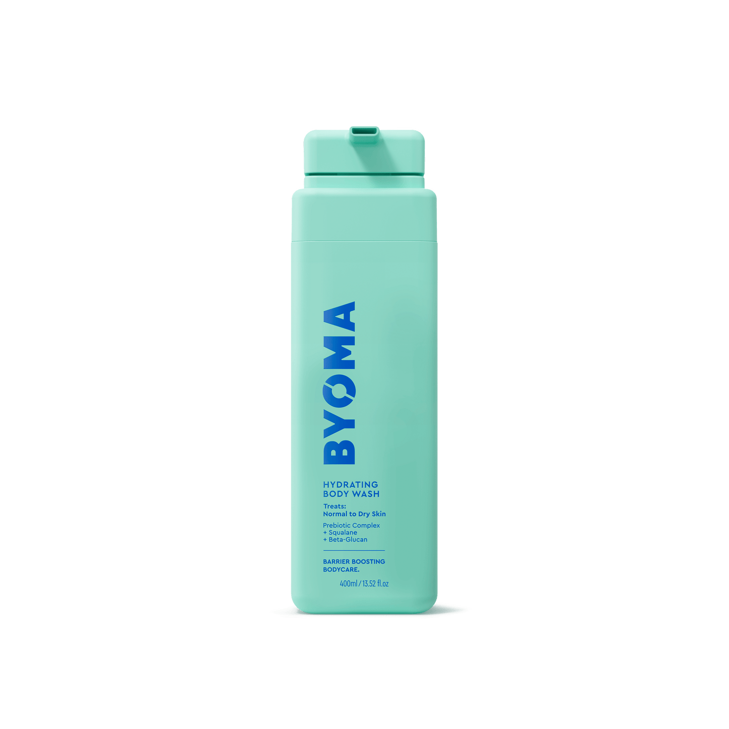 BYOMA HYDRATING BODY WASH against a white background.