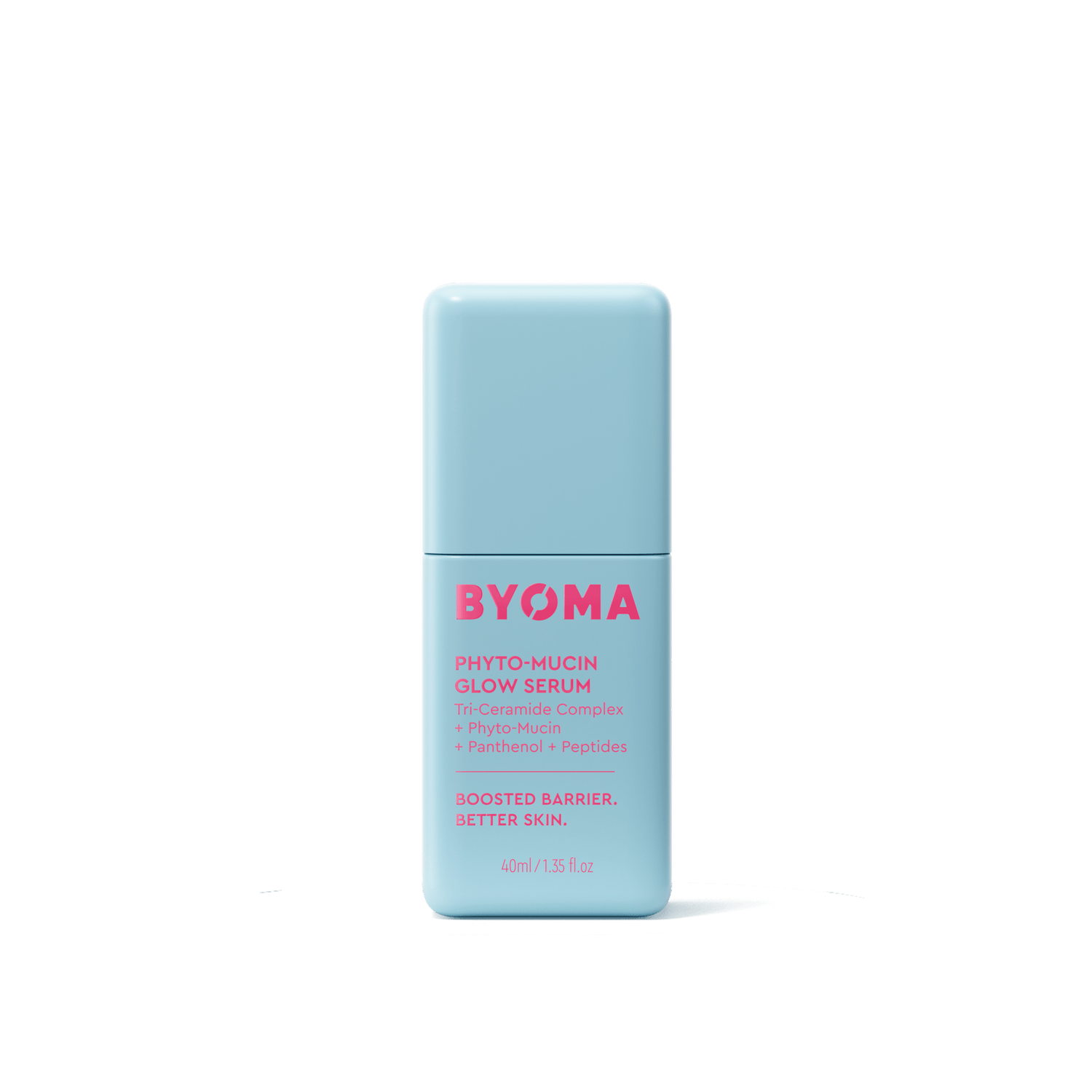 BYOMA PHYTO-MUCIN GLOW SERUM against a white background.