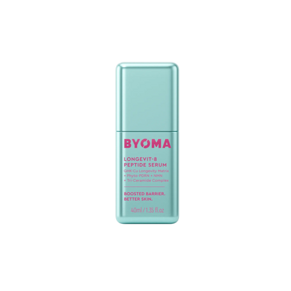 BYOMA Longevit-8 Peptide Serum centered on a plain white background.