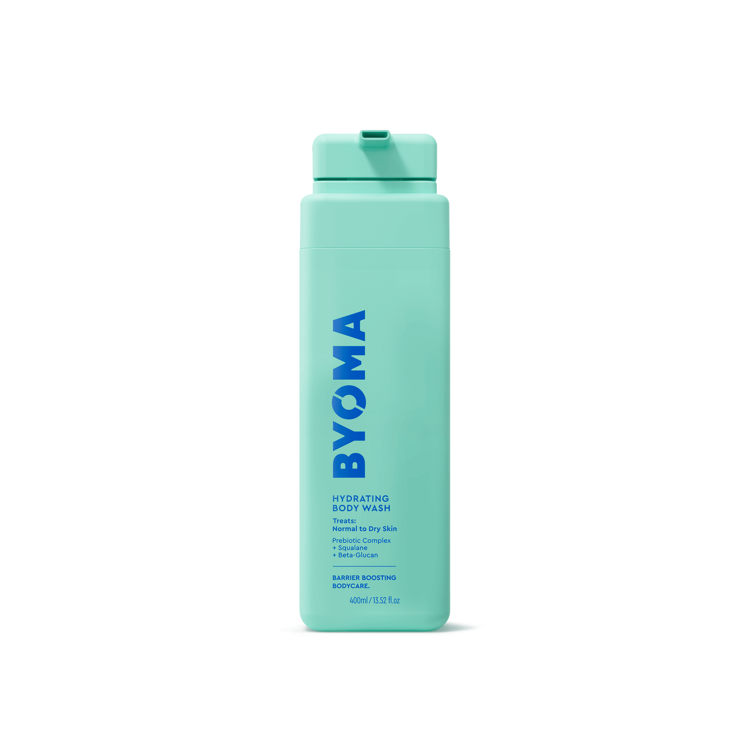 BYOMA HYDRATING BODY WASH against a white background.