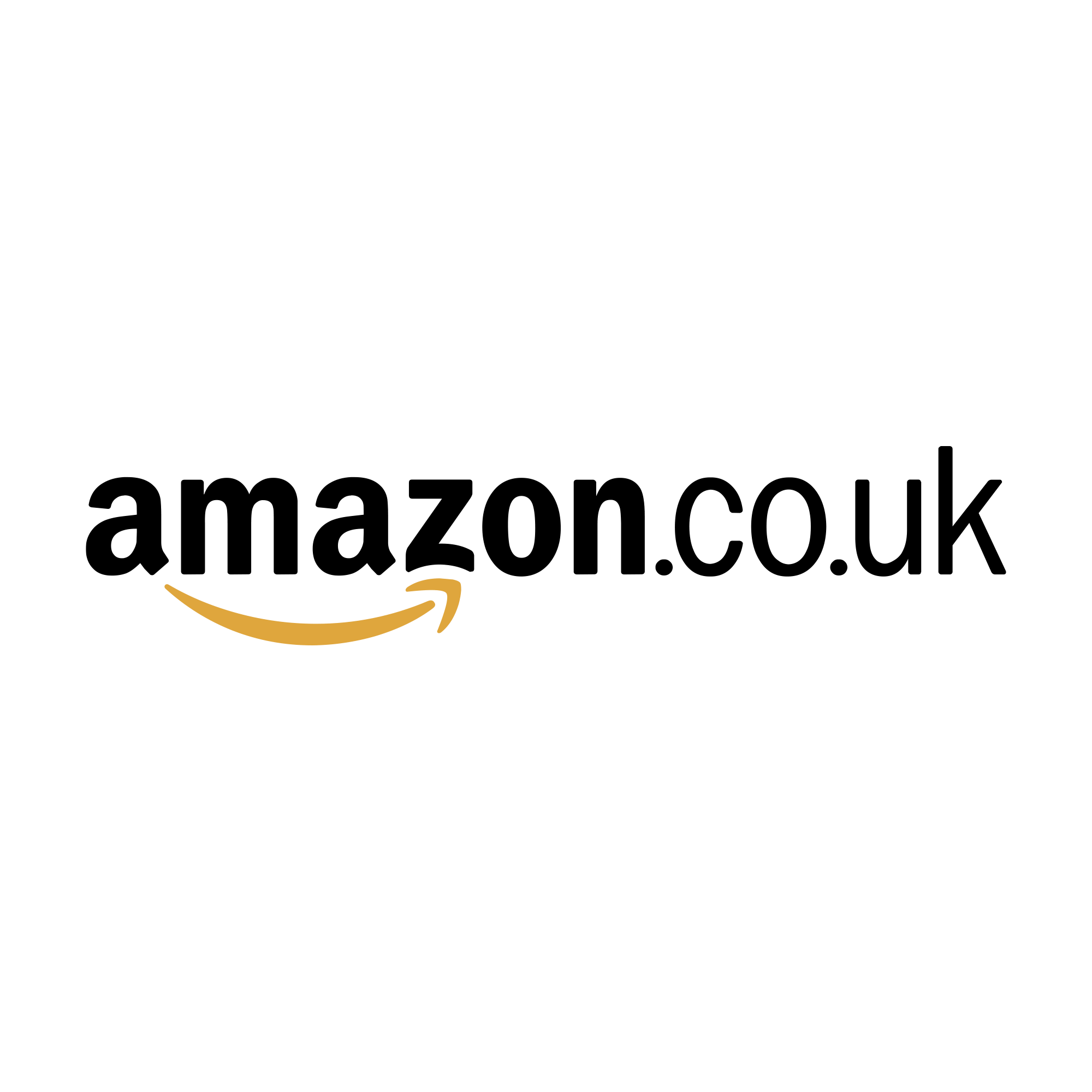 Amazon.co.uk logo on a transparent background