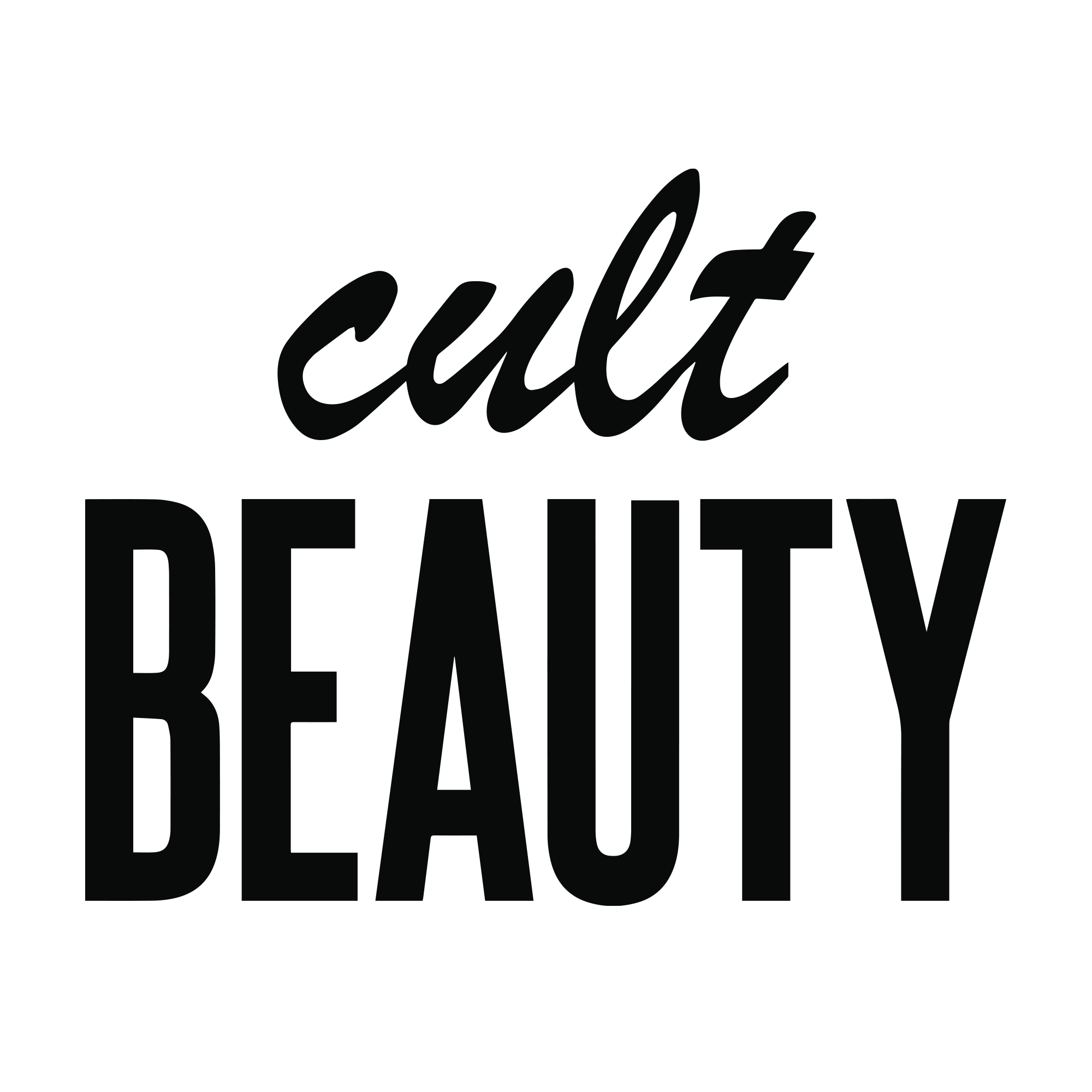 Cult Beauty logo on a transparent background