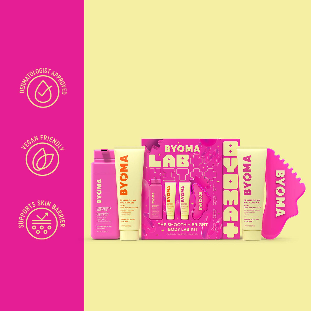 The Smooth + Bright Body Lab Kit